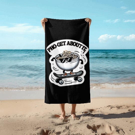 Pho-get About It Beach Towels