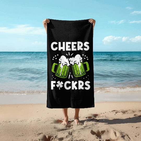 St Patrick's Day Beach Towels For Adults