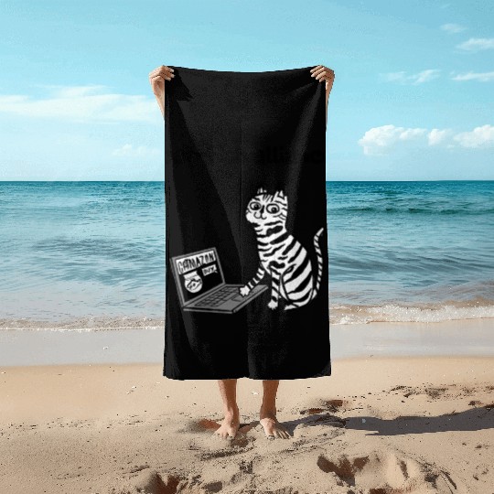 Cat-fish alliance Beach Towels