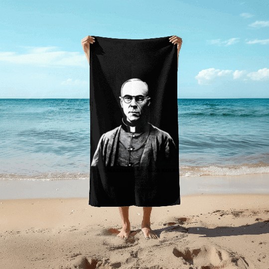 Saint Maximilian Maria Kolbe Beach Towels