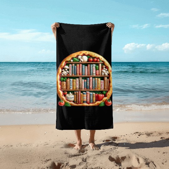 Pizza Words English Teacher Literature Beach Towels