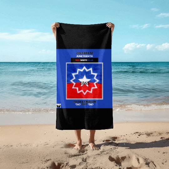 Celebrate Juneteenth: The Red White & Blue Beach Towels