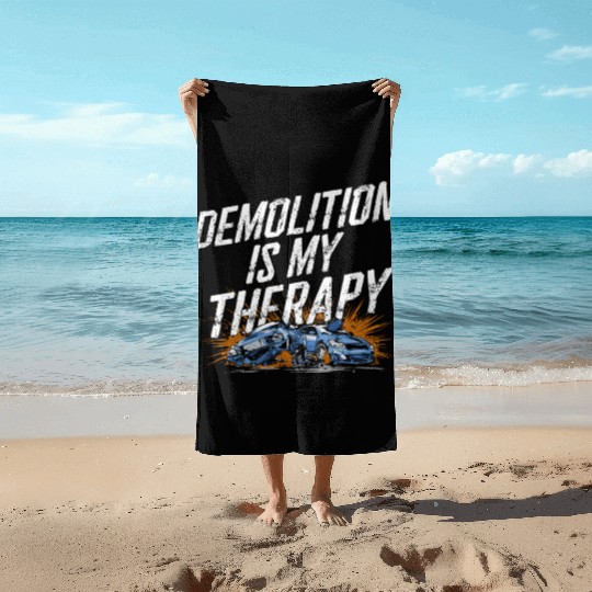 Demo Derby Demolition Derby Demolition Derby Lover Beach Towels