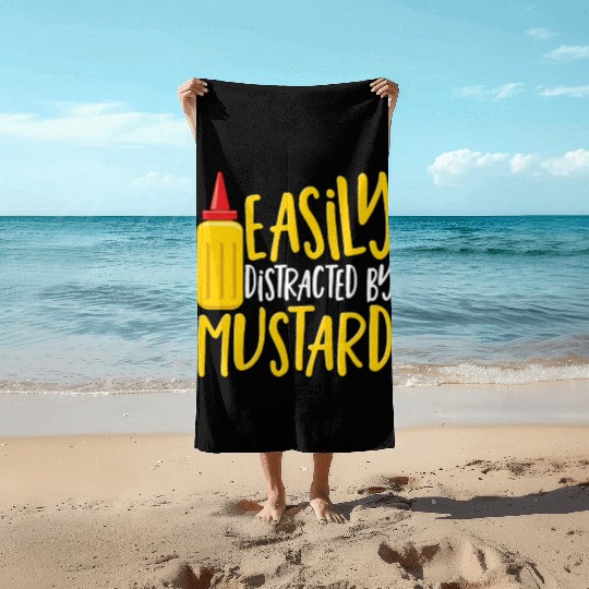 Hot Sauce Buffalo Sauce Ranch Dressing Condiment Beach Towels