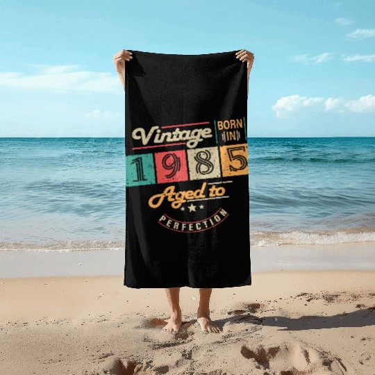 Original 1985 Vintage - 1985 Birthday Gift Beach Towels