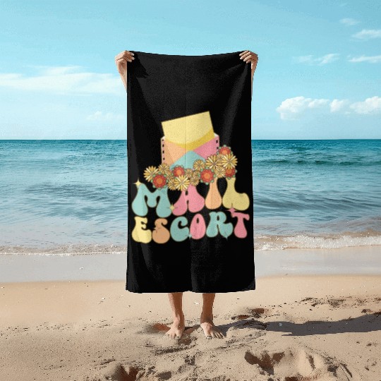 Mail Escort Postal Service Postal Worker Postman Beach Towels