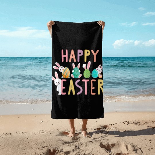 Easter egg hunt Beach Towels for little and big boys
