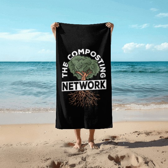 Gardener Recycle Vermicomposting Worm Farming Beach Towels