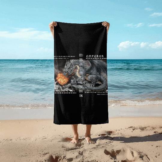 Draco Emperor Beach Towels
