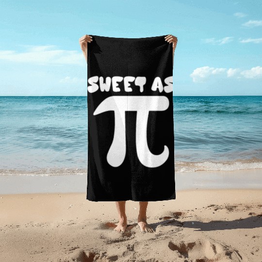 Pi Day Nerd Geek Love Math Pi Symbol Kids Men Beach Towels