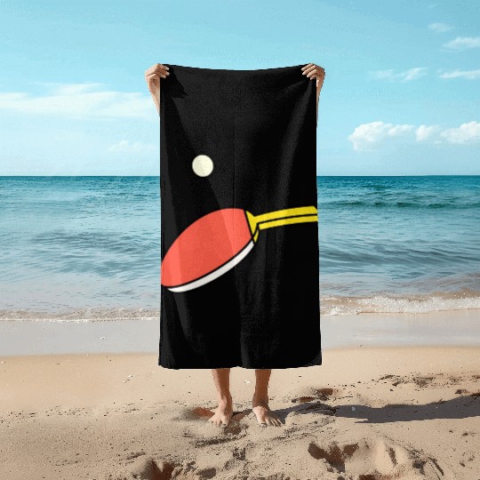 Ping Pong - Paddle & Ball Beach Towels