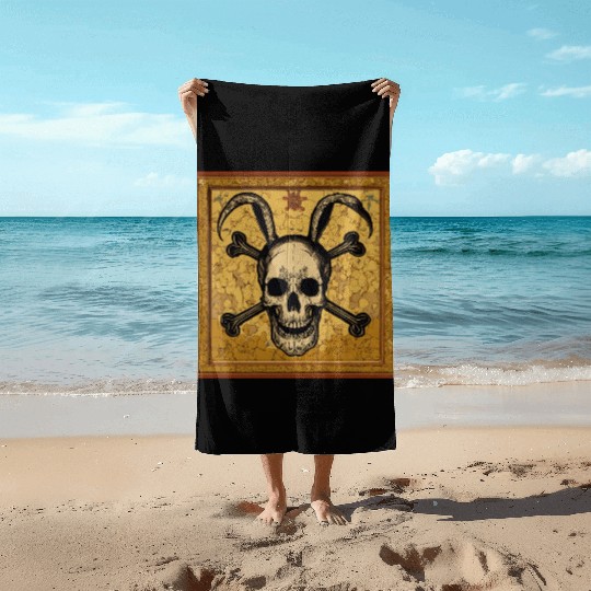 bunny skull and crossbones❤ D83D DC95 D83C DF39 D83D DC95 D83D DC95 D83C DF39 D83C DF39❤ D83C DF39 D83D DC95 D83D DC95 Beach Towels