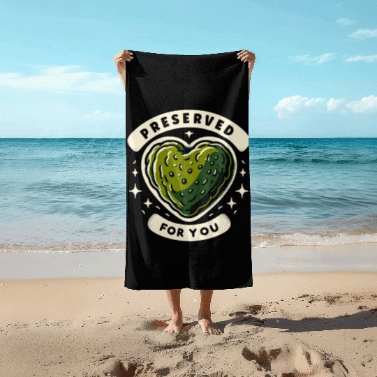 Pickle Lover Funny Pickle Dill pickle Pickled Beach Towels