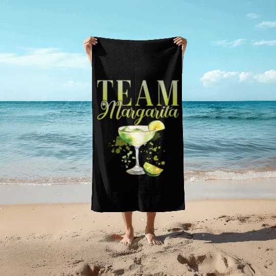 Team Margarita Tequila Stag Party Beach Towels