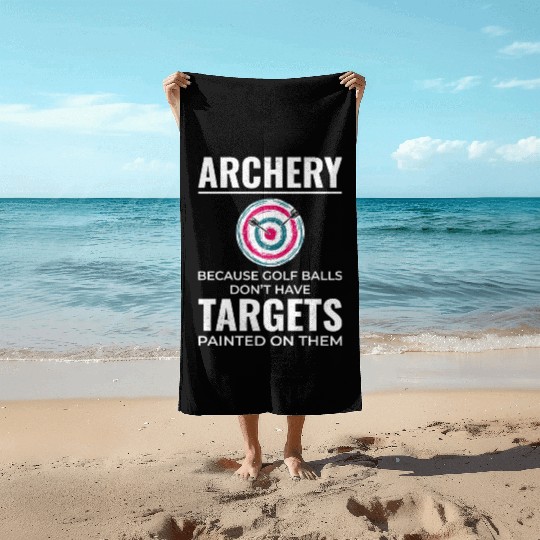 Archery Targets Archer Bullseye Shooting Sport Beach Towels