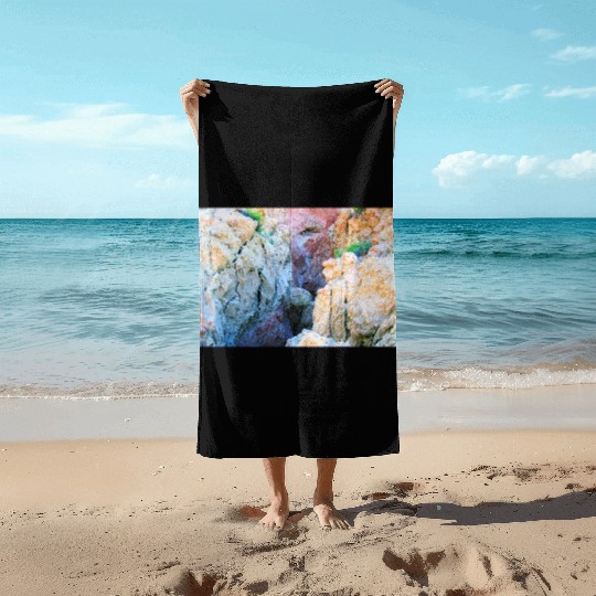 NatureScapes -In the Badlands of South Dakota #101 Beach Towels