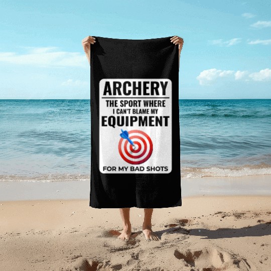 Archery Targets Archer Bullseye Shooting Sport Beach Towels