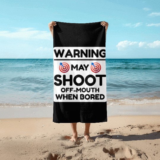 Archery Targets Archer Bullseye Shooting Sport Beach Towels
