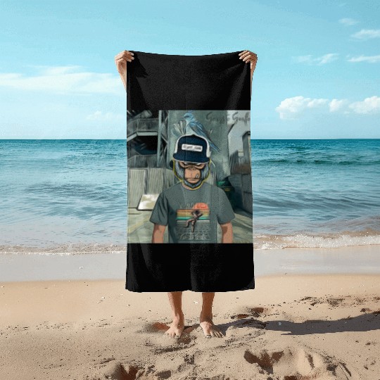 Gangsta Gorilla-Silverback Swanson Gorilla Wear Beach Towels