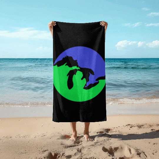 Great Lakes Weather Merch! Beach Towels