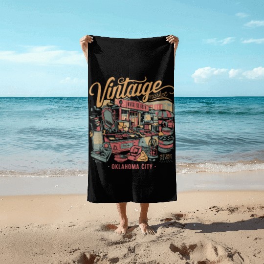 Vintage Market Days of Oklahoma City 2024 Beach Towels