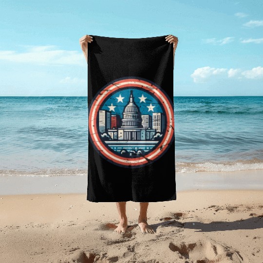 Washington DC Beach Towels