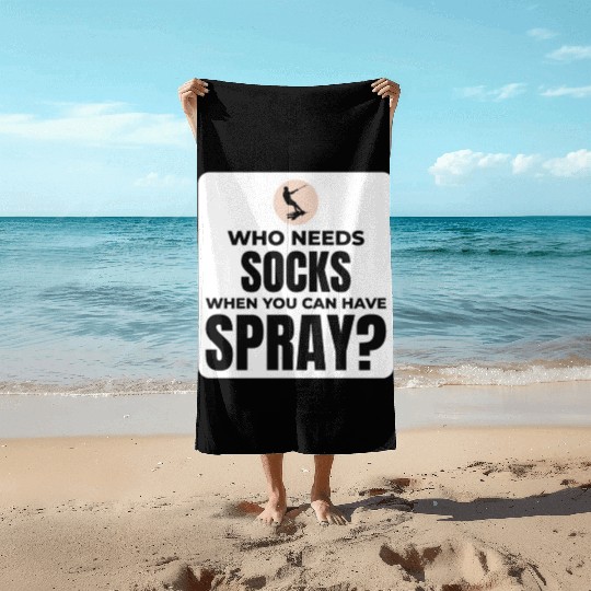 Barefoot Water Skiing Extreme Sports Barefooting Beach Towels