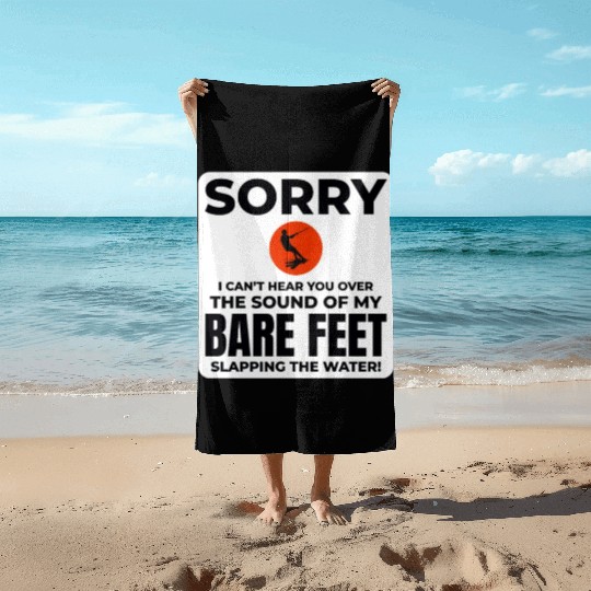 Barefoot Water Skiing Extreme Sports Barefooting Beach Towels