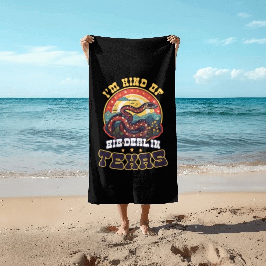 Texas Lover Kind Of Big Deal In Texas Beach Towels