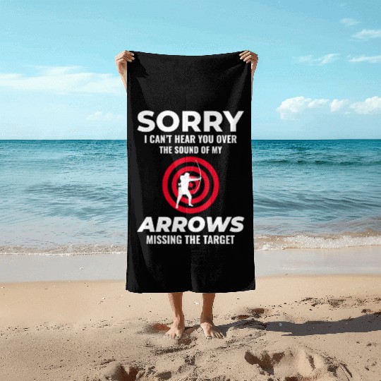 Archery Targets Archer Bullseye Shooting Sport Beach Towels