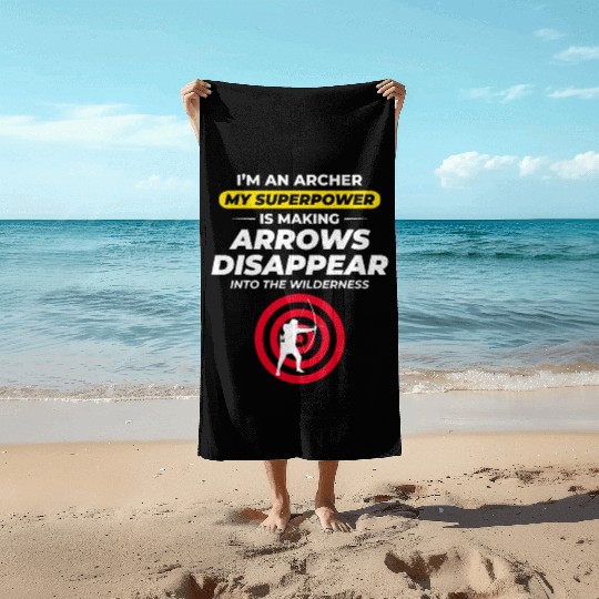 Archery Targets Archer Bullseye Shooting Sport Beach Towels