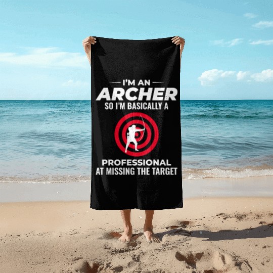Archery Targets Archer Bullseye Shooting Sport Beach Towels
