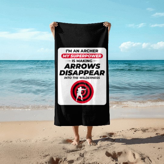 Archery Targets Archer Bullseye Shooting Sport Beach Towels