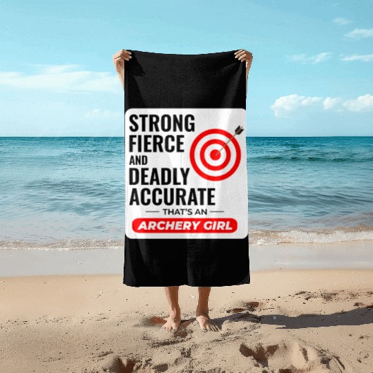 Archery Targets Archer Bullseye Shooting Sport Beach Towels