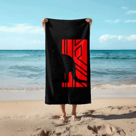 Kangaroo Vector Design 3 Colors Beach Towels