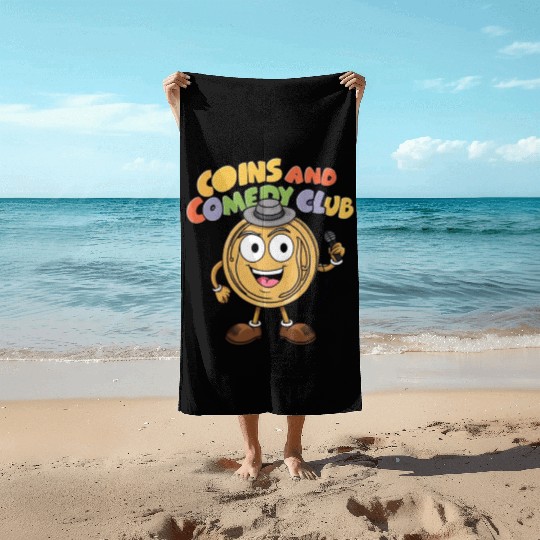 Couns and comedy club Beach Towels