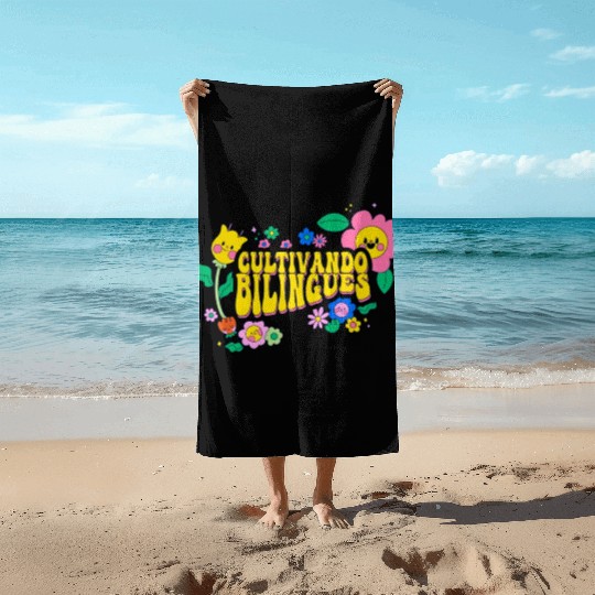 Cultivando Bilingües Spanish Teacher Beach Towels