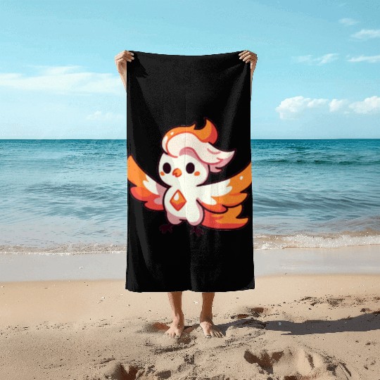 Topaz Phoenix Beach Towels