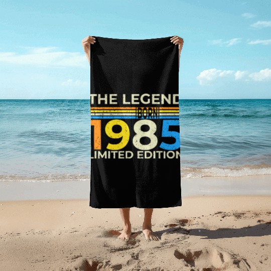 The Legend 1985 Logo Design Limited Edition Beach Towels