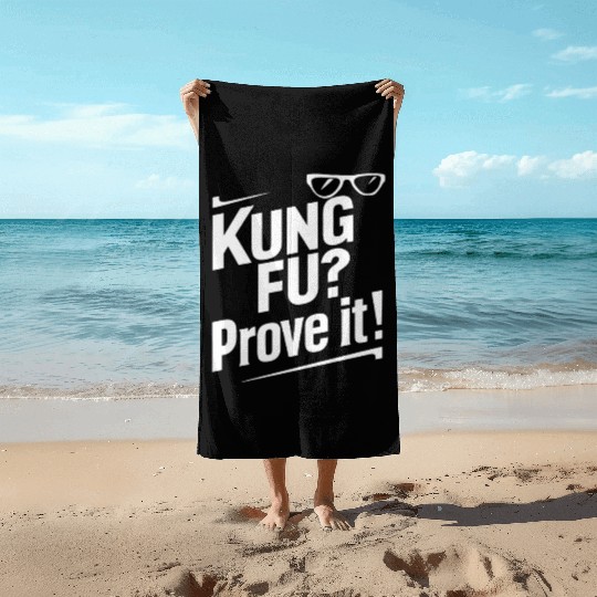 Kung Fu Chinese Kung Fu Asian Kung Fu Self defense Beach Towels