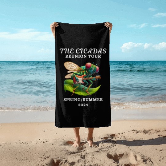 Cicadas Reunion Tour Spring Summer 2024 Beach Towels
