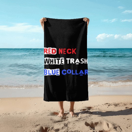 Red White Blue Beach Towels