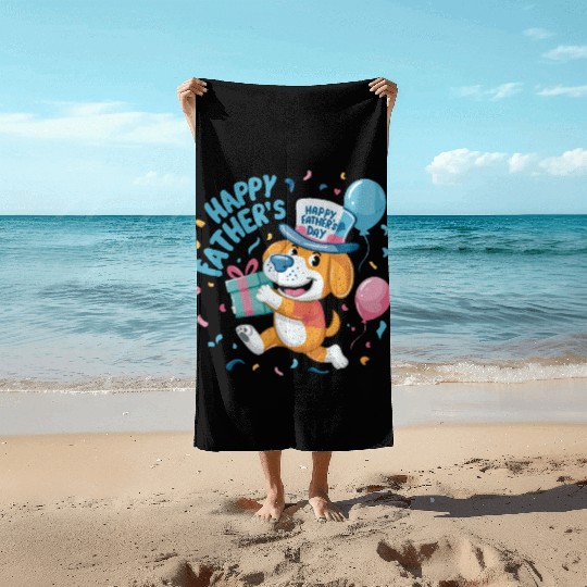 Pawsitively Pawesome: Dog Dad Father's Day Beach Towels