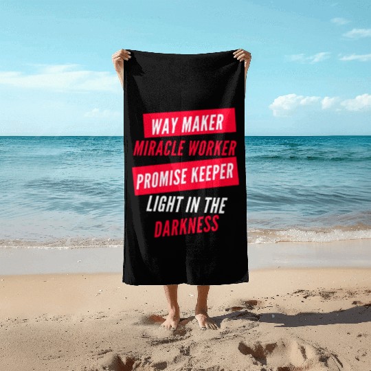 Way Maker Beach Towels