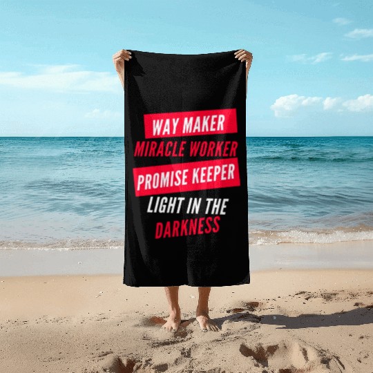 Way Maker Beach Towels