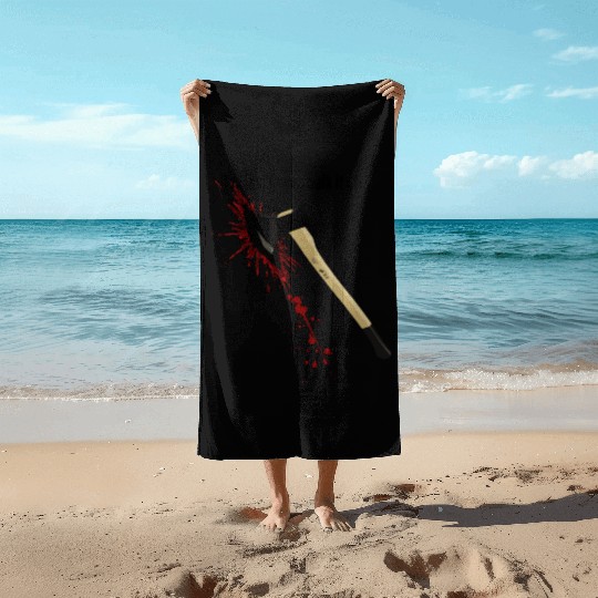 Bloody Axe Sarcastic Funny I'm Fine I'm Gonna Walk Beach Towels