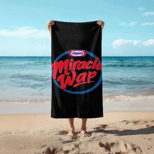 MIRACLE WAP RAP SONG LYRIC MEME Beach Towels