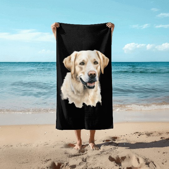 Dog Photo Beach Towels, Dog Lovers Beach Towels, Gift for