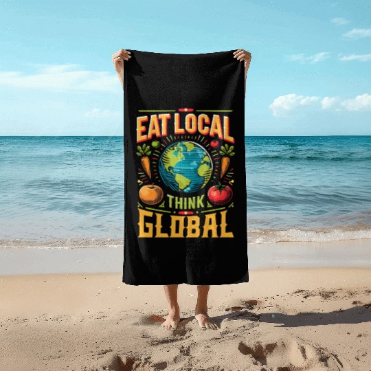 Farmers Market Farmer Agriculture Farming Food Beach Towels
