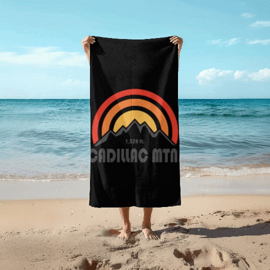 Cadillac Mountain Acadia National Park Beach Towels
